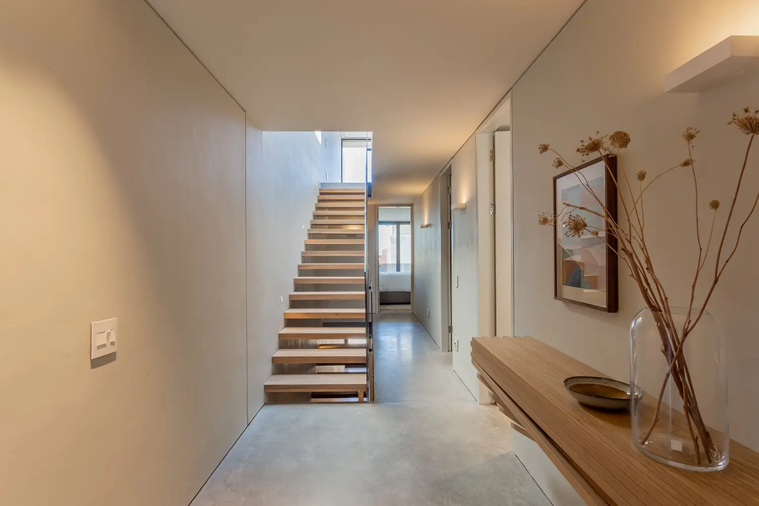 Bakoven Beach Houses entry hallway interior design