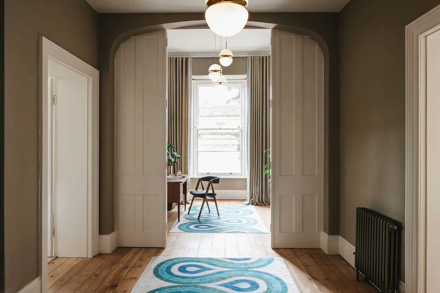 Clifton, Bristol luxury apartment interior design - hallway design