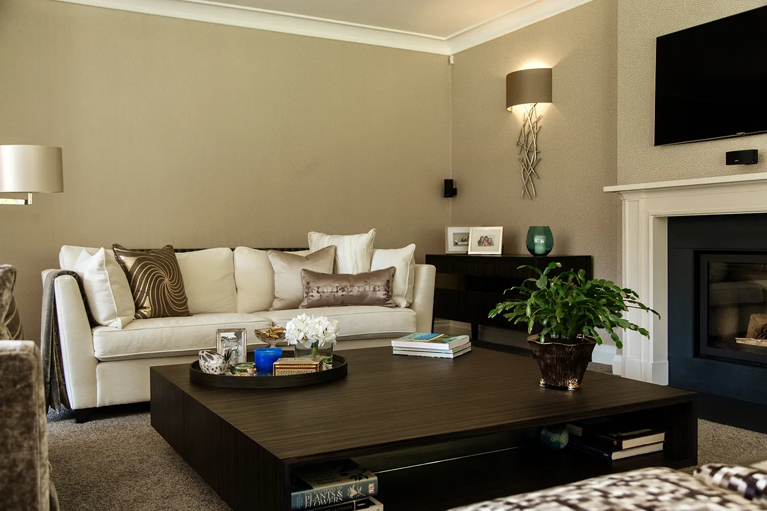 Hunters Lodge Living Room & Orangery interior design