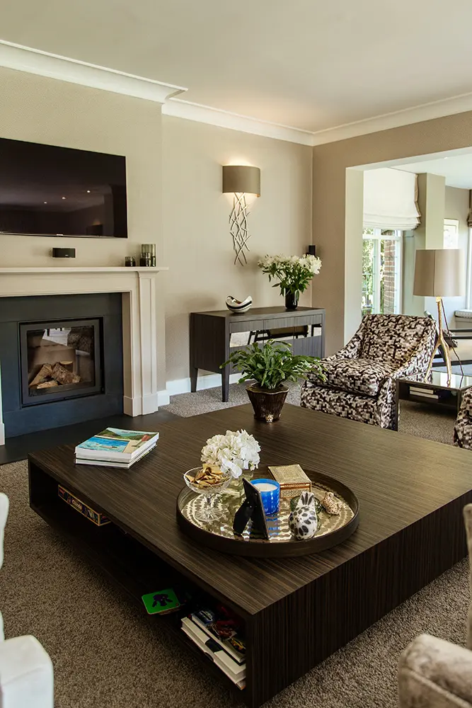 Hunters Lodge Living Room & Orangery interior design