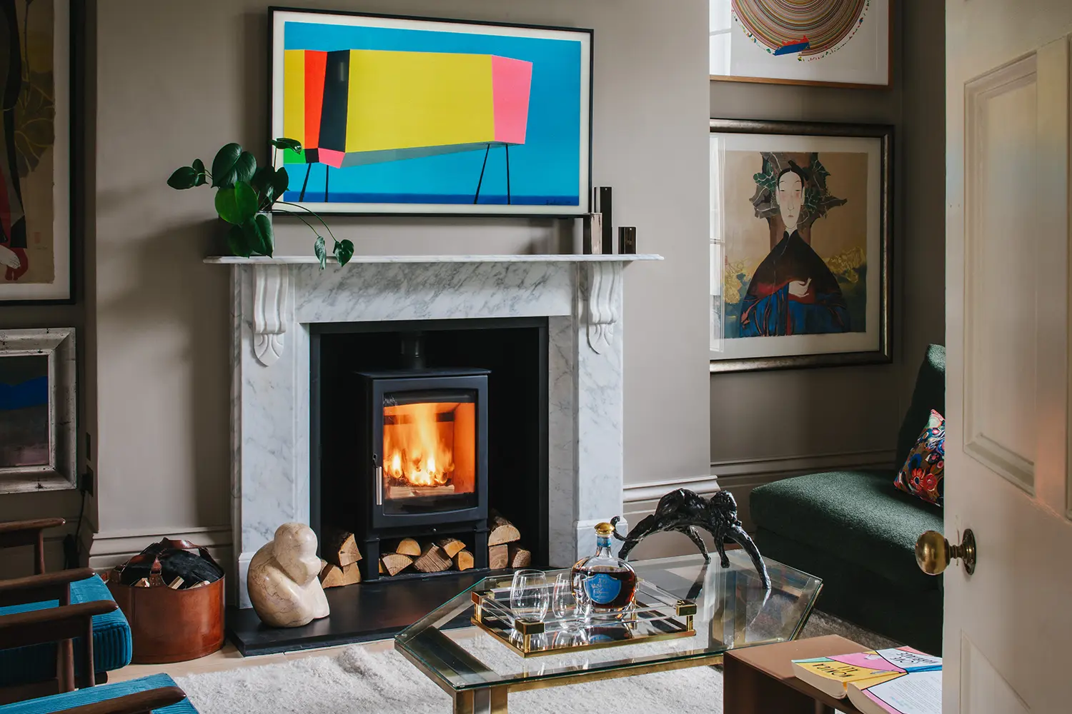 Pembroke Bristol Grade II Listed Regency House interior design living room design