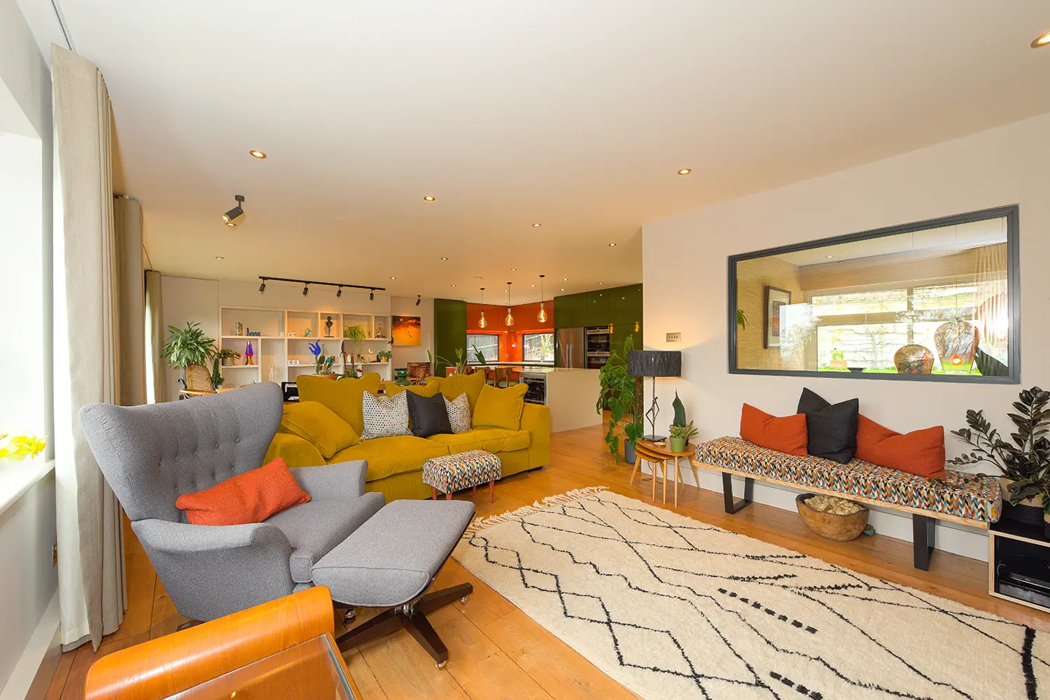 Mid-Century Modern home living room interior design